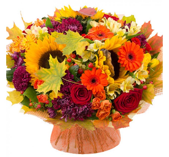 Осенний букет "Осеннее рандеву"