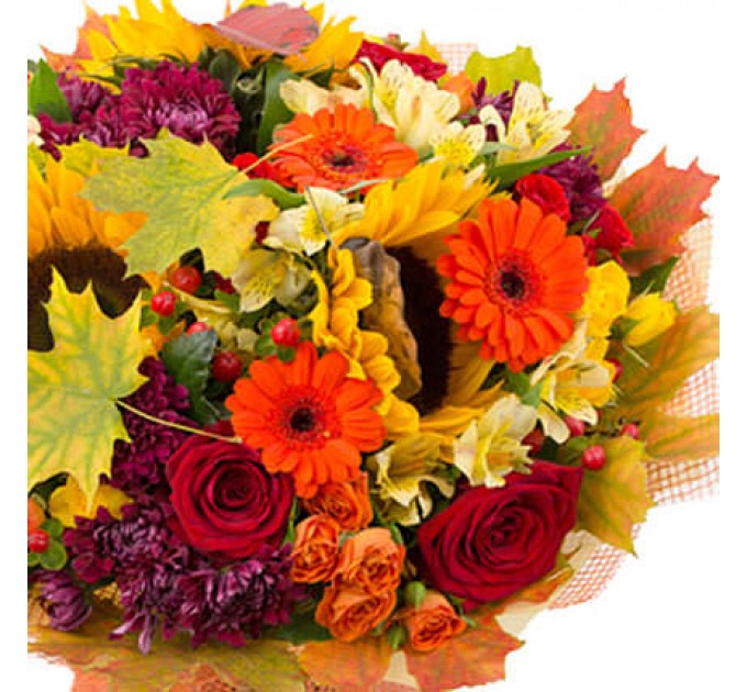 Осенний букет "Осеннее рандеву"