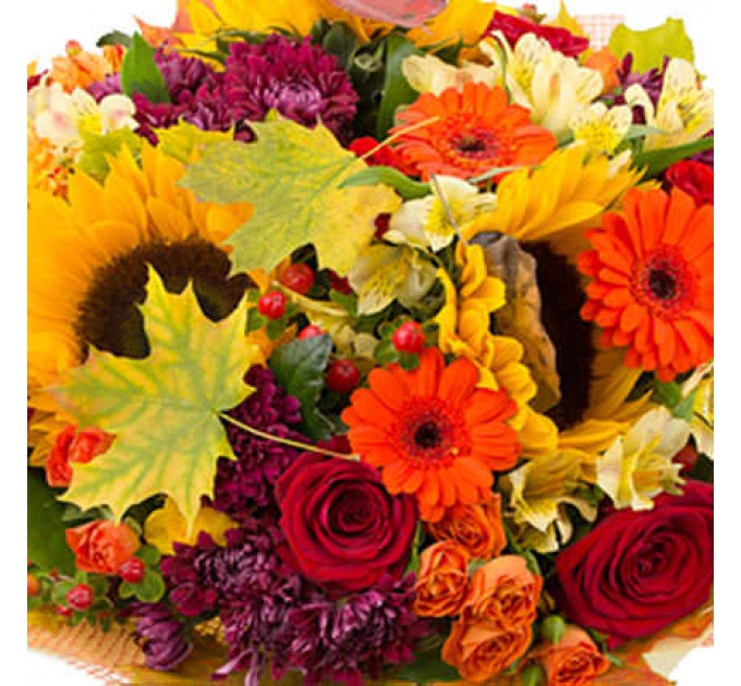 Осенний букет "Осеннее рандеву"