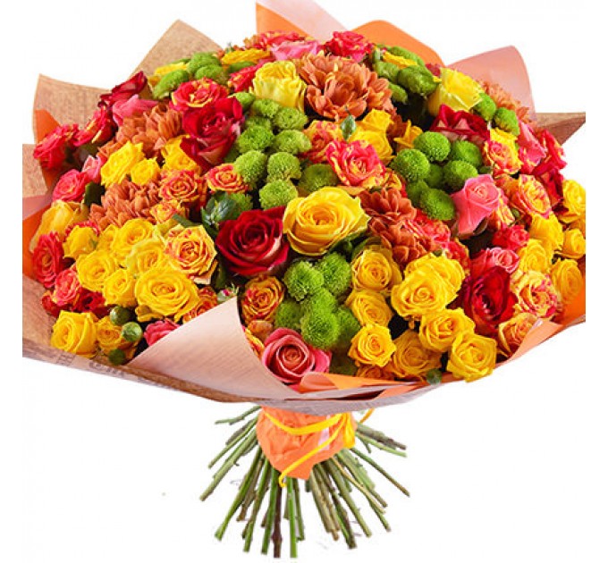 Яркий букет "Сладкая карамель"