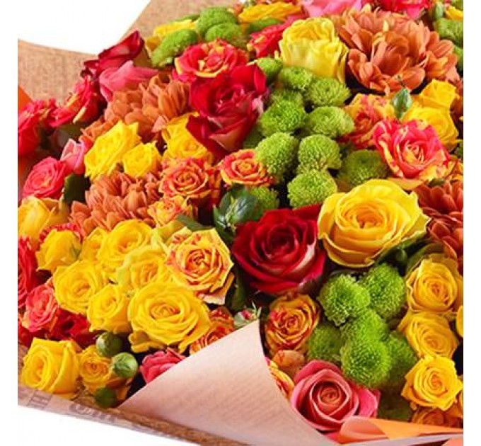 Яркий букет "Сладкая карамель"