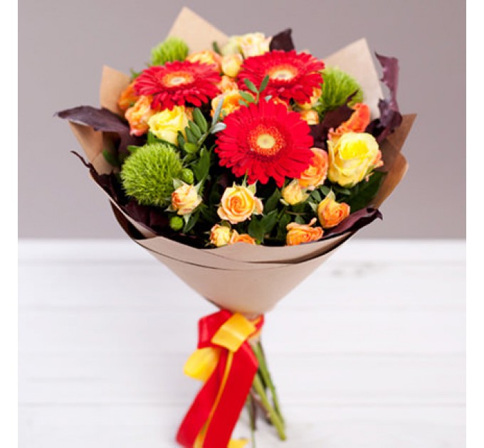 Осенний букет "Яркая персона"