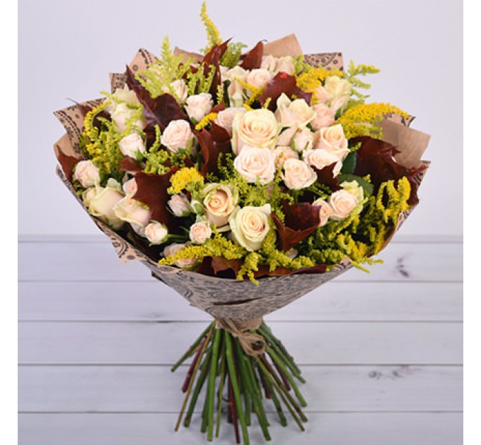 Букет "Золотой листопад"
