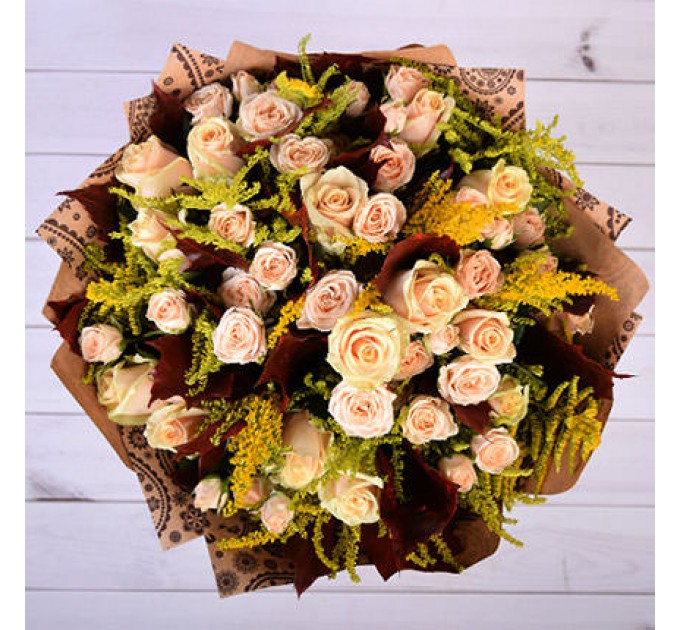 Букет "Золотой листопад"