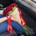 Букет в конус-пакете "Букет роз"
