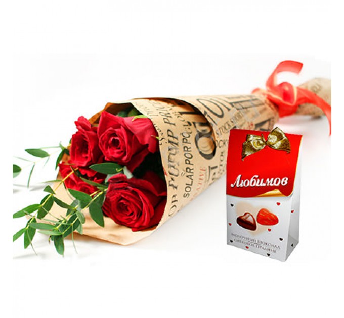 Букет "Прямо в сердце!"