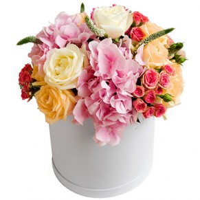 Композиция в коробке "Объятия"