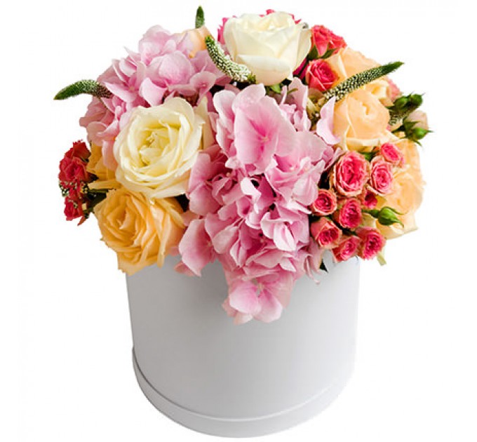 Композиция в коробке "Объятия"