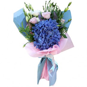 Стильный букет "Голубая лагуна"