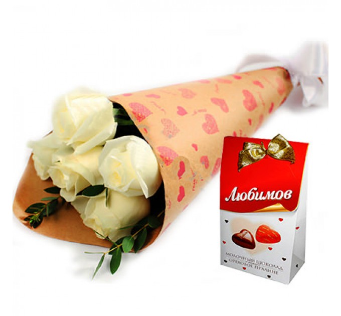 Романтический букет "С первого взгляда"