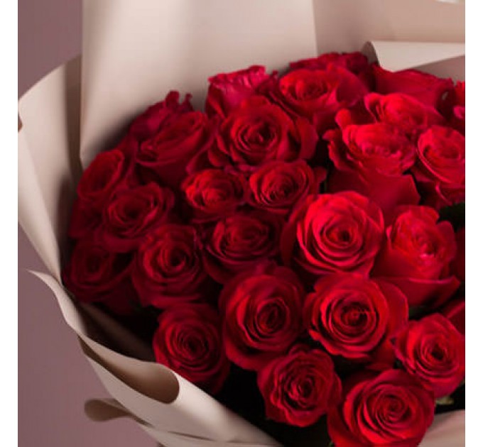 Букет в упаковке "35 красных роз"