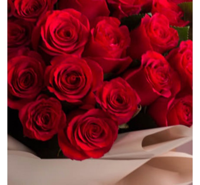 Букет в упаковке "35 красных роз"