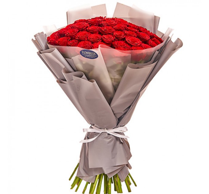 Букет в упаковке "51 красная роза"
