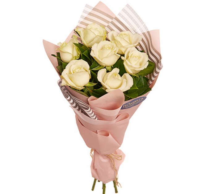 Букет "7 белых роз!"