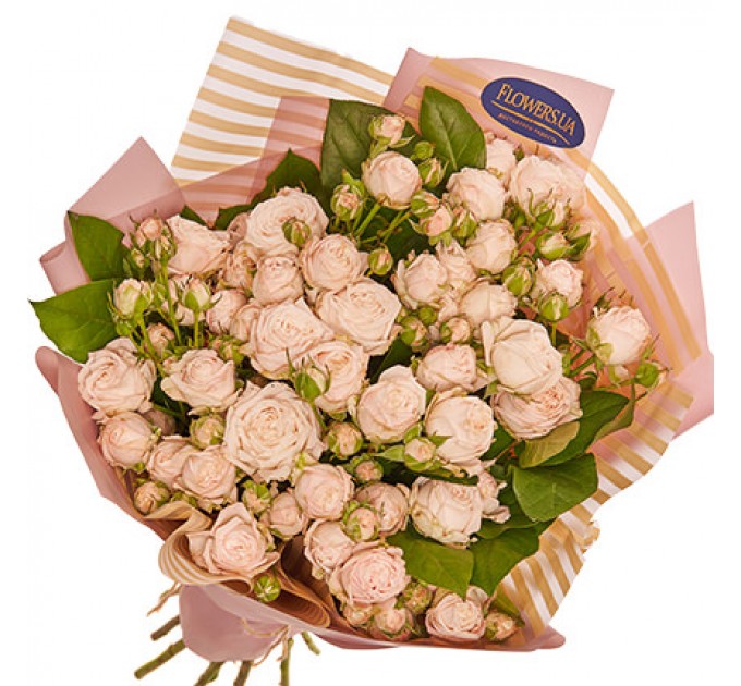 Букет роз "Прекрасное далёко" с шариками