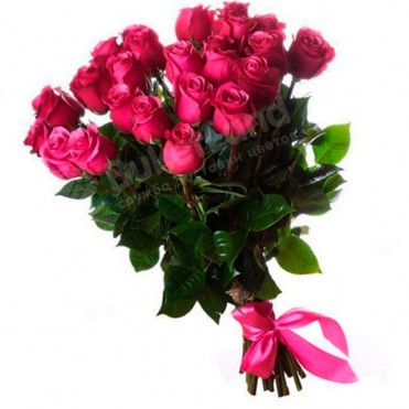 25 еквадорських троянд 80 см в асортименті