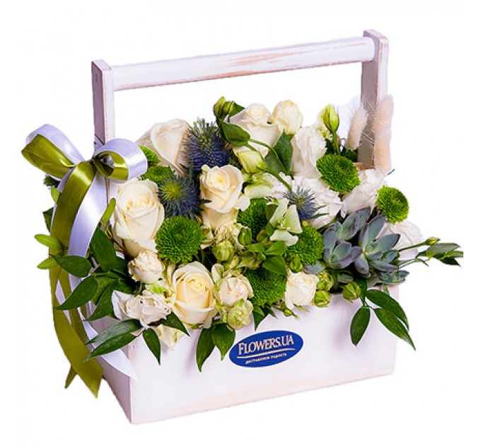 Композиция в кашпо "Счастье!"