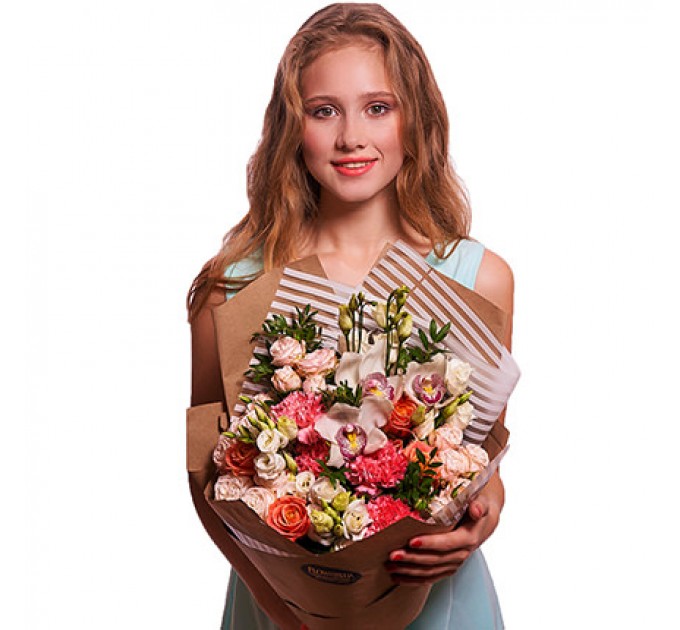 Нежный букет "Грани любви!"