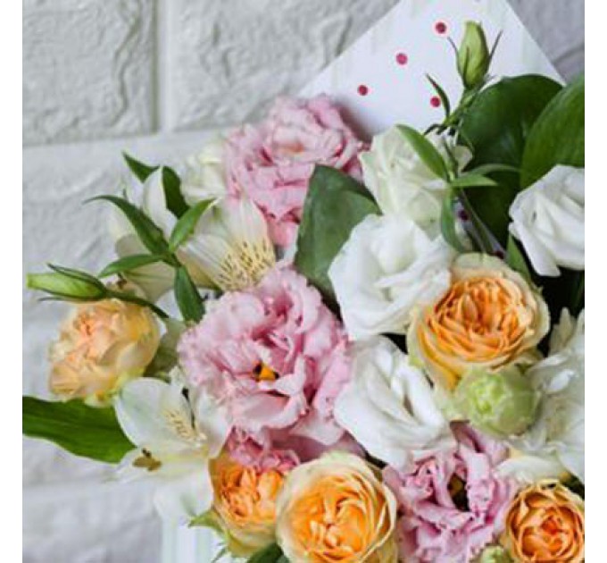 Композиция в кашпо "Карамельный десерт"