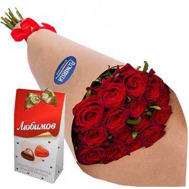 Букет "Сладкий вкус любви!"