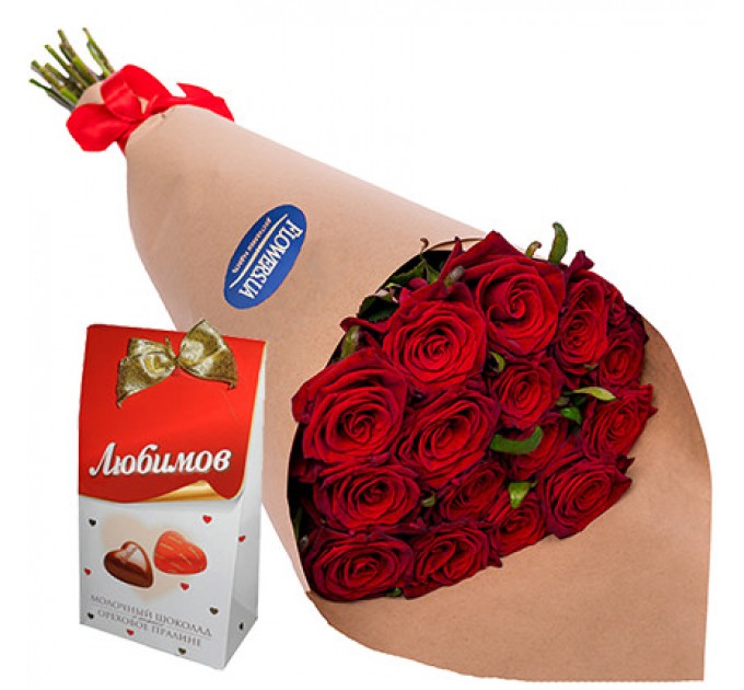 Букет "Сладкий вкус любви!"