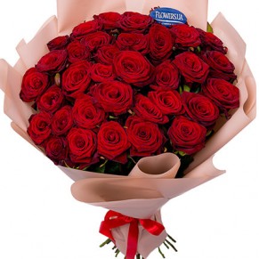 Букет из 35 красных роз