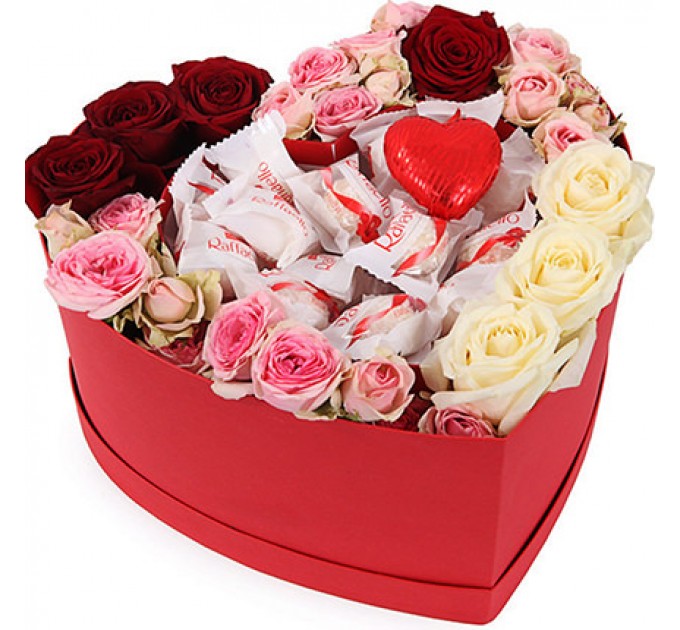 Композиция в коробке "Моя Любимая!"