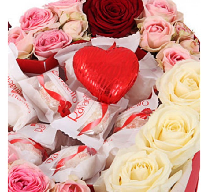 Композиция в коробке "Моя Любимая!"