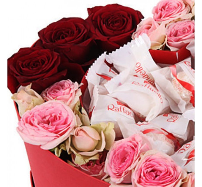 Композиция в коробке "Моя Любимая!"