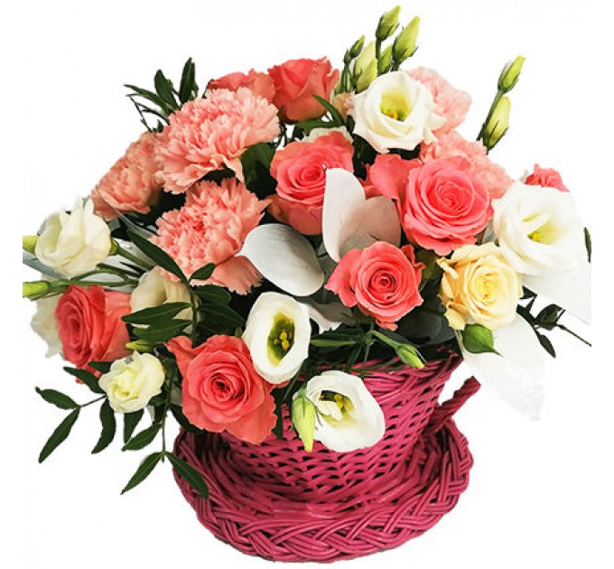 Композиция в чашке "Нежное чувство"