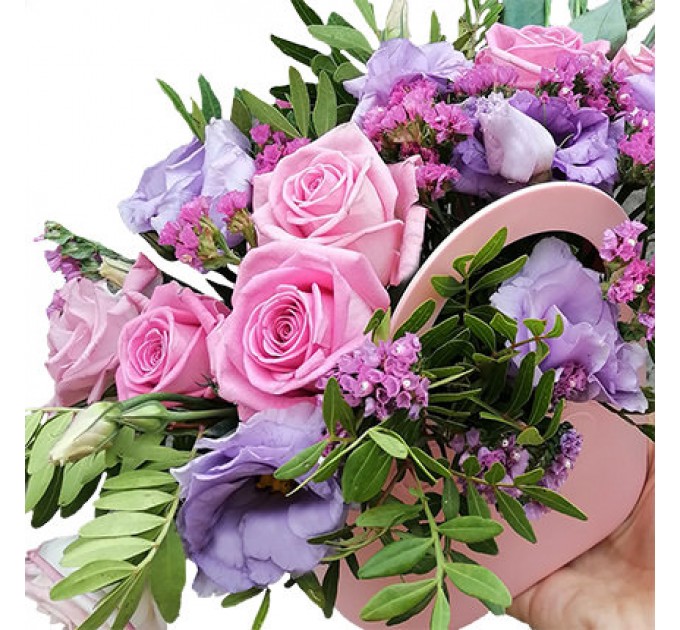 Кашпо-сумочка "Для поднятия настроения!"