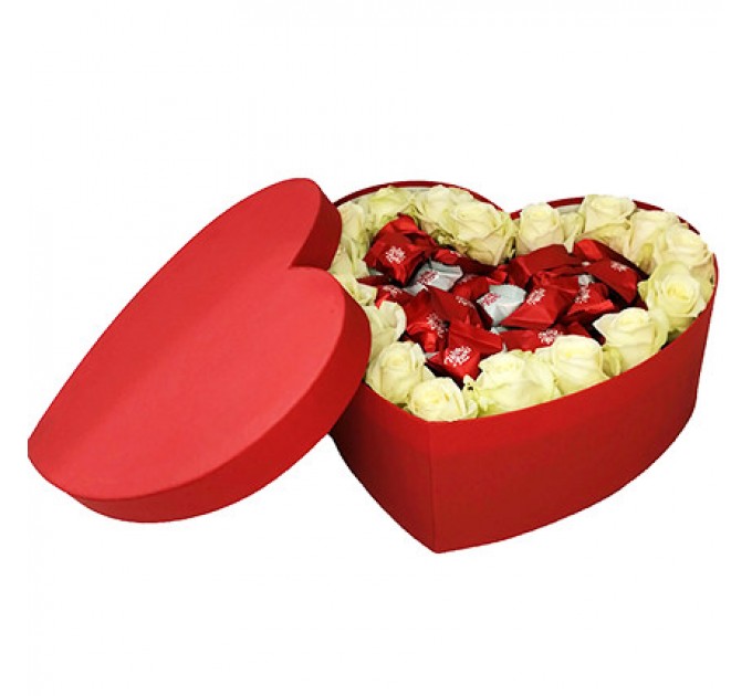 Цветы в коробке "Приятные моменты..."