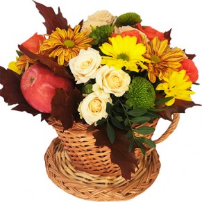 Композиция в чашке "Сладкий окябрь"