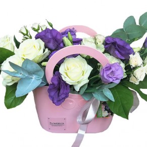 Кашпо-сумочка "К празднику!"