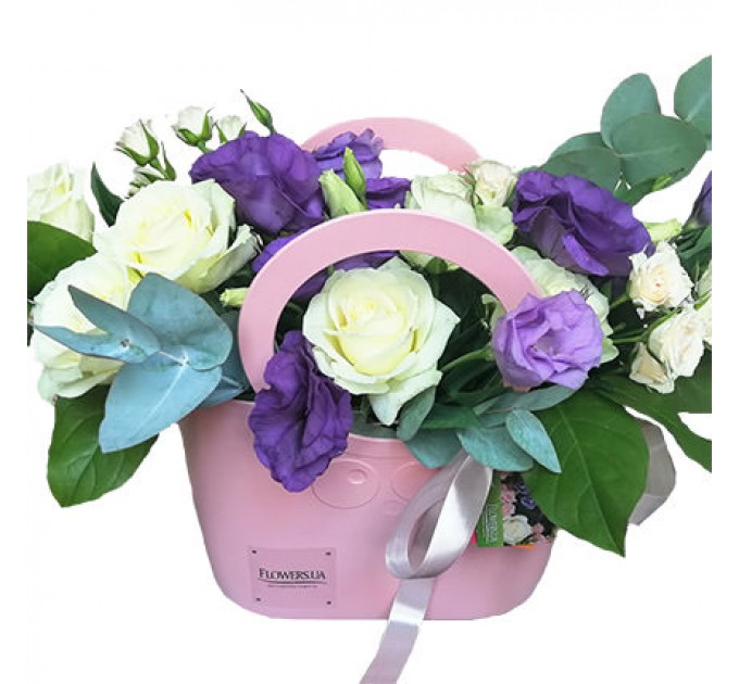 Кашпо-сумочка "К празднику!"