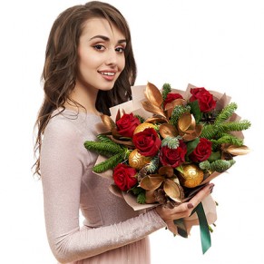 Букет "Новорічний чари" Букет "Новорічний чари"