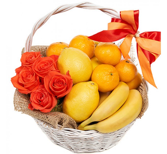 Корзина фруктов "Романтика"
