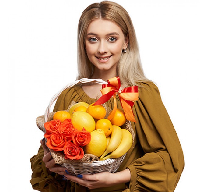 Корзина фруктов "Романтика"