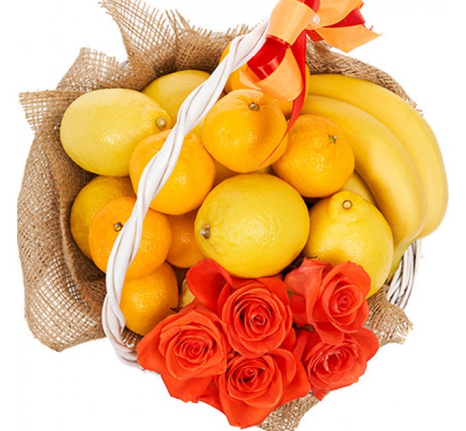 Корзина фруктов "Романтика"