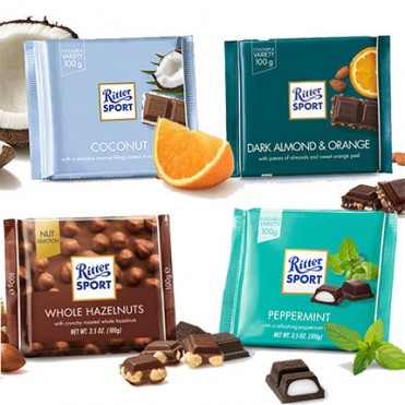 Шоколад "Ritter Sport" (в ассортименте) Шоколад "Ritter Sport" (в ассортименте)