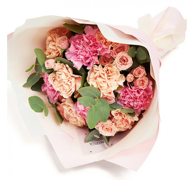 Сборный букет "Душечка моя"