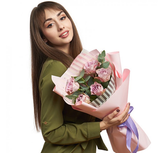 Букет из 5 роз «Memory Lane»