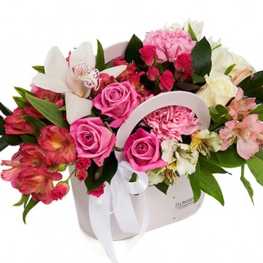 Кашпо-сумочка "Праздничный презент!"