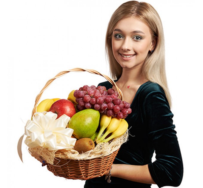 Корзина фруктов "Яркий микс"