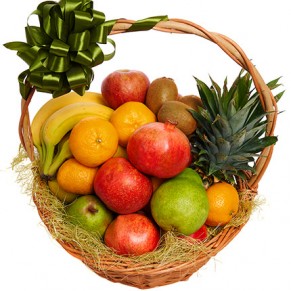 Великий кошик фруктів