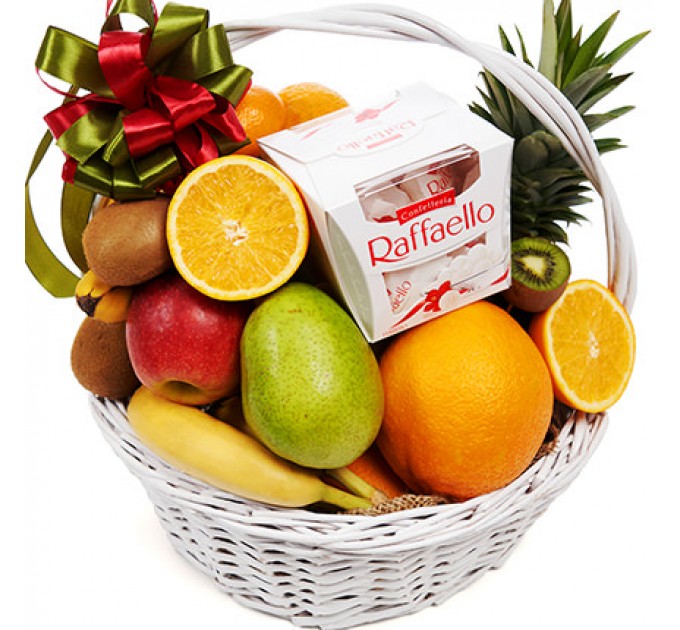 Корзина фруктов "Фруктовая фантазия!"