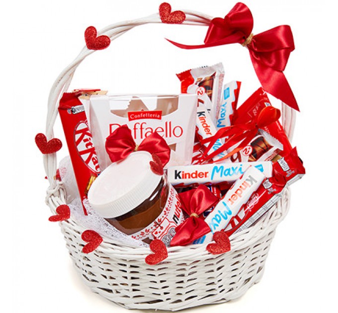 Подарочная корзина "Люблю тебя"