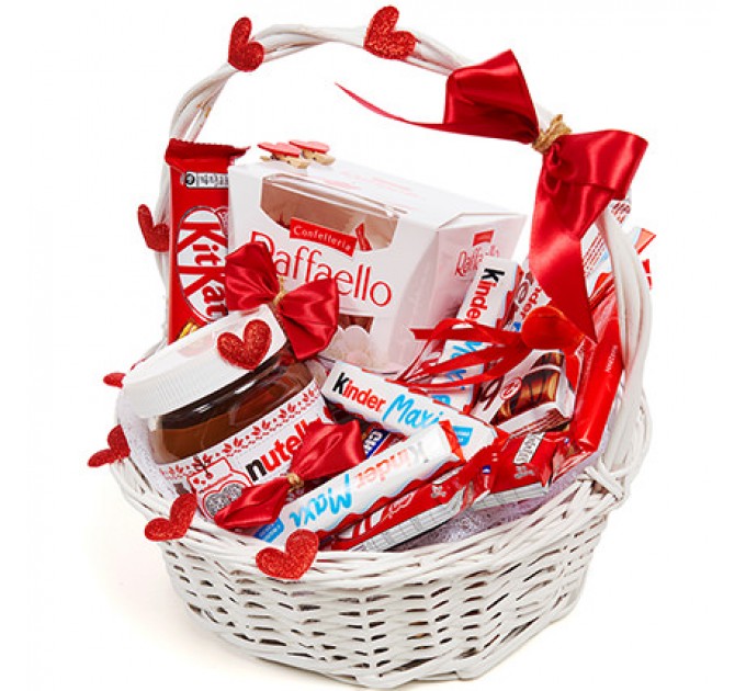 Подарочная корзина "Люблю тебя"