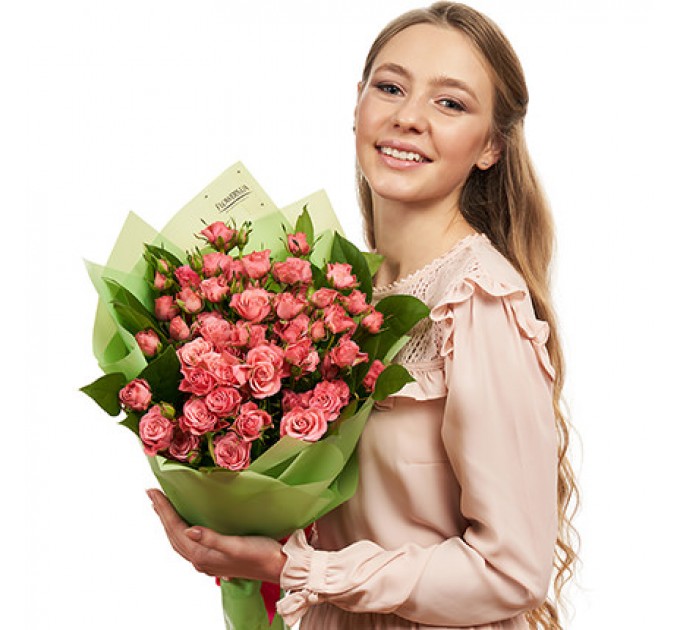 Букет кустовых роз