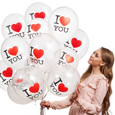 Колекція кульок "I love U" - 5 кульок